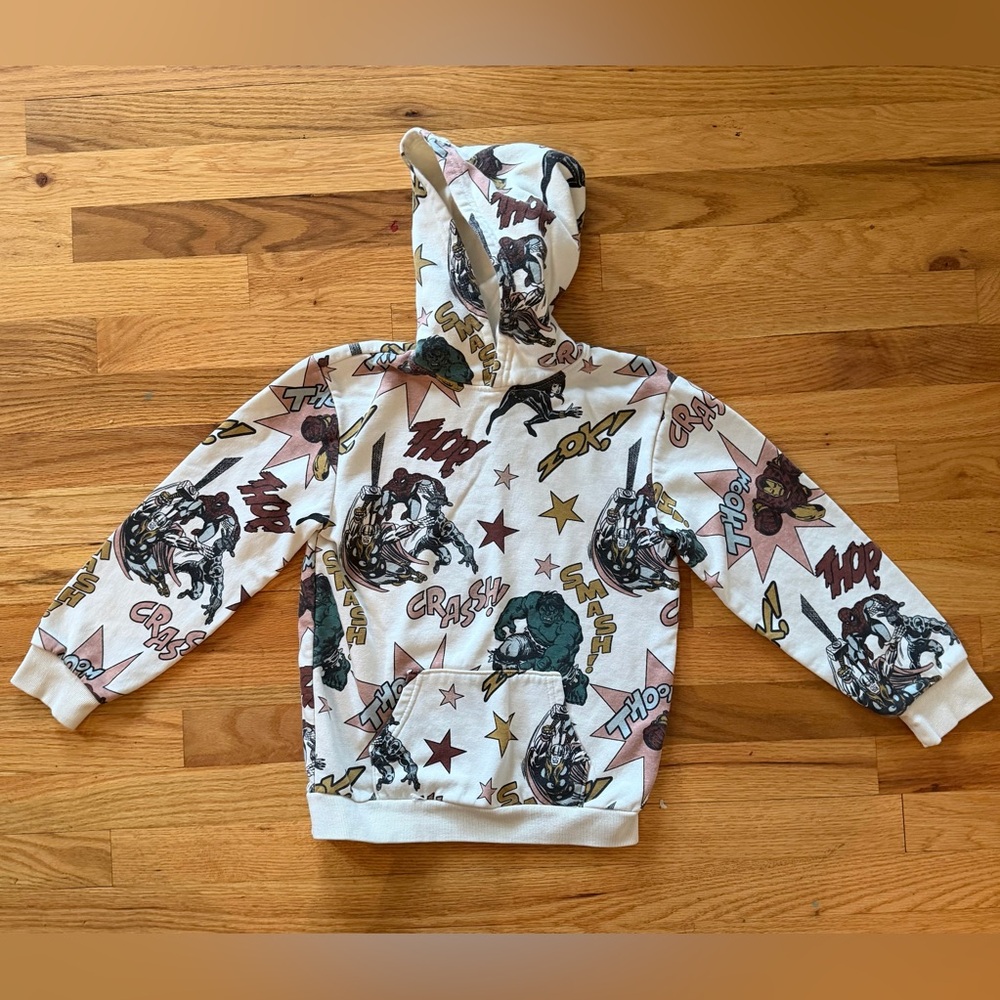 Marvel Kids Comic Print Hoodie